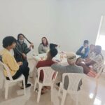 "A discussion group at the Bhar Lazreg shelter La Marsa"